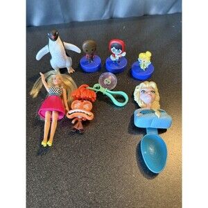 Mixed Lot Of 7 Fast food And Cereal Promos And Inside Out 2 Anxiety Fidget Toy